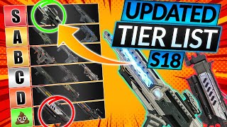 New UPDATED GUNS TIER LIST  BEST Weapons Mid Season 18  Apex Legends Guide [upl. by Lamoureux]