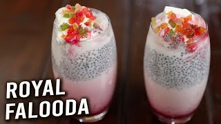 Royal Falooda  How To Make Falooda Sev  Summer Dessert Recipe  Homemade Falooda  Varun [upl. by Aryaz]