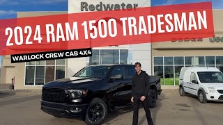 New 2024 RAM 1500 Tradesman Warlock Crew Cab 4x4  Stock  RR13449  Redwater Dodge [upl. by Edeline987]