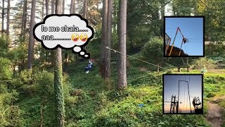 Dhanaulti eco park  part 2  vlog42  aaj to heart attack wala seen ho gya [upl. by Aceissej]