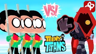 Teeny Titans  Robin VS The Hooded Hood  iOS  Android  Gameplay Video [upl. by Lyrehc618]