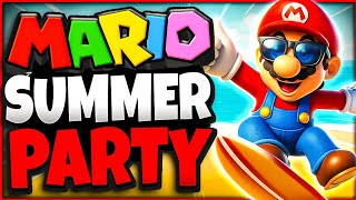 ☀️ Mario Summer Party ☀️ Brain Break ☀️ Mario Run ☀️ Freeze Dance ☀️ Just Dance [upl. by Loos]