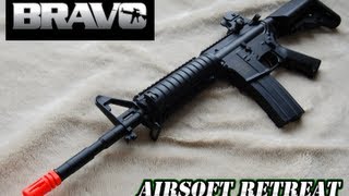 Bravo Airsoft M4 RIS AEG Overview [upl. by Atronna253]