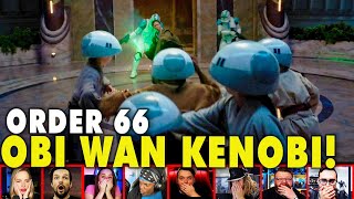 Reactors Reaction To Seeing Emperor Palpatine Order 66 On Obi Wan Kenobi Episode 1  Mixed Reactions [upl. by Annayd]