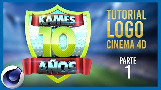 Tutorial Logo en Cinema 4D  Parte 1 [upl. by Nnylkoorb]