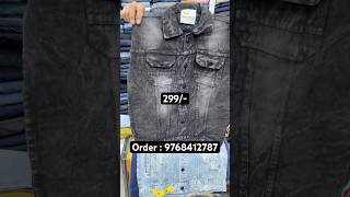 Denim Jacket For Boys Rs 299🔥 Mens Fashion  Denim Jacket shorts jacket denim trending [upl. by Zoba]