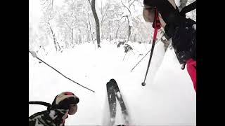 JBThreecom Snow Skiing Rusutsu 2024  JB3 POV Powder Tree Skiing “ShellB3” [upl. by Teyugn912]