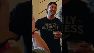 Jensen Ackles  Pretty Good At Drinkin Beer FBBC member party 542024 [upl. by Agarhs483]