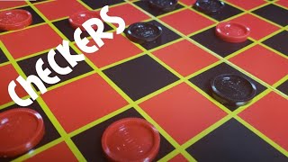 Ep 302 Checkers Board Game Review  How To Play [upl. by Hermie589]