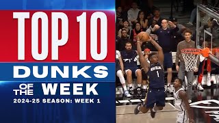 NBA’s Top 10 Dunks of the Week  202425 Season Week 1 🏀🔥 basketball nba top10 dunk [upl. by Pine]