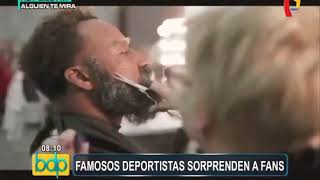 Famosos Deportistas Sorprenden a Fans  TIENES QUE VERLOOO [upl. by Rolanda]