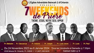 7 WeekEnds De Prière  quotMontrer Nous Ta Gloire Seigneur Jésusquot Dr Donald Paul  12132023 [upl. by Darbie]