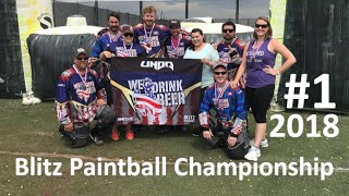 2018 Blitz Paintball Champions  We Drink Beer [upl. by Sillyrama467]