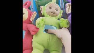 4 Large Teletubbies Taking Plush Playskool vintage 1998 eBay listing [upl. by Enialehs160]