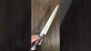 Fujiwara Kanefusa SOUMA MoStainless Dimples SlicerSujihiki 240mm [upl. by Caritta574]