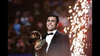 Breaking News Rodri Wins Ballon dOr Manchester Citys Midfield Maestro Triumphs [upl. by Aicileb75]