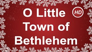 O Little Town of Bethlehem with Lyrics  Best Christmas Carols amp Songs [upl. by Ahsiret]