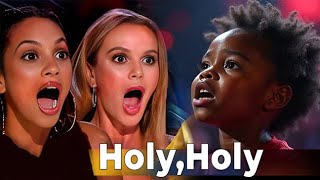 Holy forever incredible 3YearOld kid singing gospel song on agt song [upl. by Guenevere]