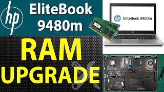 How to Upgrade RAM in HP EliteBook Folio 9480M Laptop  StepbyStep Guide⏩ [upl. by Shewchuk]