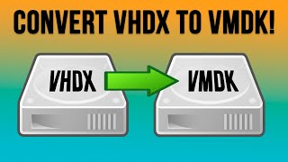 How to Convert a HyperV VHD or VHDX Disk File to a VMware VMDK File [upl. by Neyuh]