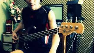 Pierce The Veil  King For A day Bass Cover By Tull [upl. by Ihcelek764]