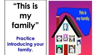 Introducing Your Family  Short Conversations  Learn English  Mark Kulek ESL [upl. by Stacy776]