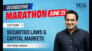 SLCM MARATHON for June 23 Part 1  CS Executive Marathon for June 23  CS Vikas Vohra [upl. by Cutlor]