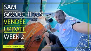 Vendée Globe 2024 Sam Goodchild exclusive  I cant cover 40 boats  Yachting World [upl. by Karlin]