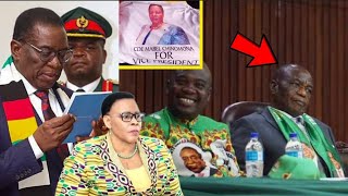 Breaking🥵ZanuPF bloodbath Outrage as ED pushout Vp Chiwenga to bring Marbel Chinomona after this😳💔 [upl. by Richart243]