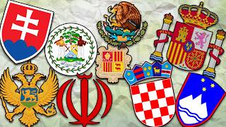 Coats Of Arms That Moved To Flags [upl. by Nomra]