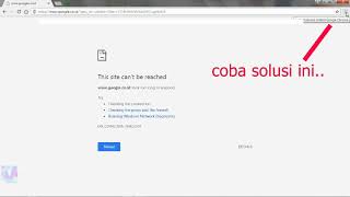 Cara mengatasi This Site cant be reached [upl. by Chu]
