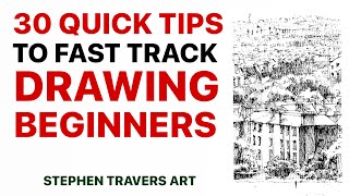 30 Tips Drawing Beginners Need to Know [upl. by Valentine67]