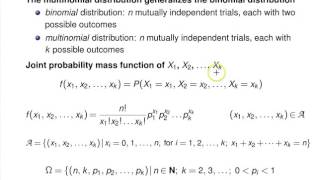 Multinomial distribution [upl. by Navanod]