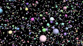 Simulation of the expanding universe recollapsing [upl. by Mal71]