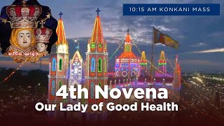 Live  Konkani Mass  4th Novena to Our lady of Good Health  Vailankani Shrine  2 Sept 2024 [upl. by Nnov]