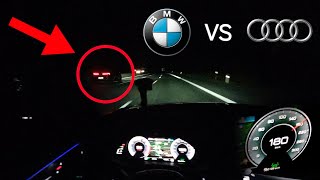 Audi A6 55 TFSI 340PS meets BMW X4M 510PS on German Autobahn  250kmh  POV DRIVE✔️ [upl. by Spaulding]