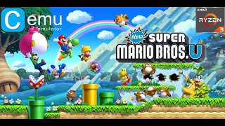 Cemu New Super Mario Bros U  AMD Ryzen™ 3 3200u Vega 3 [upl. by Cayla]