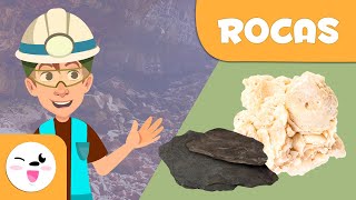 Las ROCAS para niños  Formación clasificación y usos  Ciencias para niños [upl. by Siugram466]