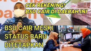 BSU CAIR MERATA DI SELURUH DAERAH  MESKI STATUS KEMNAKER BARU DITETAPKAN SUDAH CAIR  INI BUKTINYA [upl. by Noella]