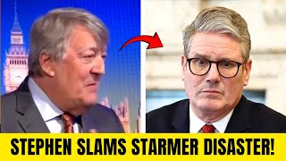 Stephen Fry SLAMS Starmer Calling Him a Total DISASTER on Live TV [upl. by Euqor]