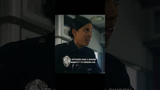 The resourcefulness of the policewoman saved herself movie shotrs video therookie [upl. by Farrison]