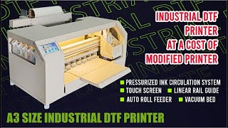 Digitech Fabrica DTF  Industrial A3 DTF printer for Tshirt printing  Best DTF printer for Startup [upl. by Naj]