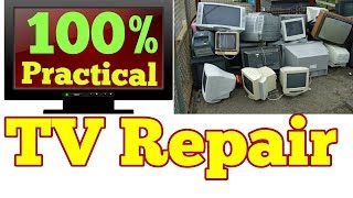 TV Repair 100 Practical in Hindi  COLOUR TV TESTING [upl. by Virgilia]