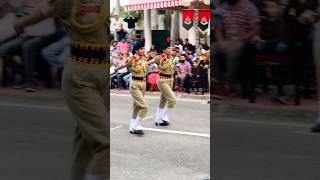 Powerful 🪫Parade of BSF 🇮🇳Girls 👧👧 bsf powerful parade girls shortsvideo shorts ncc [upl. by Happy]