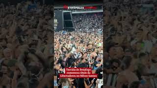 Veja a a torcida do Botafogo comemorando título da Libertadores no Nilton Santos [upl. by Lerrad]