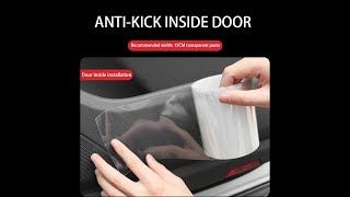 Door Anticollision Strip Invisible Transparent Universal Type Door Edge Antiscratch Protection [upl. by Weissmann45]