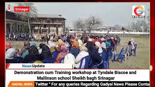 Demonstration cum Training workshop at Tyndale Biscoe and Mallinson school Sheikh bagh Srinagar [upl. by Dido]