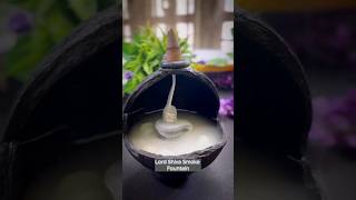 DIY Lord Shiva Dhoop Stand Using Coconut shell Sambrani Stand shorts diy shiv decoration [upl. by Fairweather]