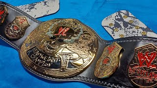 wwe shop smoking skull belt releather [upl. by Suoicerpal737]