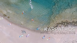 Karpathos Windsurfing Holidays 2024  Aegean Sea Greece [upl. by Stanzel617]